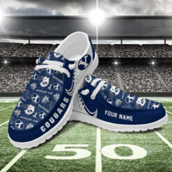 Gleammerch BYU Cougars Personalized Hey Dude Shoes For Men And Women