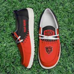 Gleammerch Chicago Bears Personalized Hey Dude Shoes For Men And Women