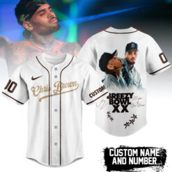 Gleammerch Chris Brown Baseball Jersey Gift For Fans