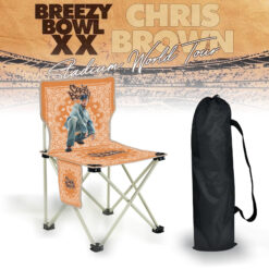 Gleammerch Chris Brown Camping Chair Gift For Fan