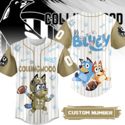 Gleammerch Collingwood Magpies Baseball Jersey Gift For Fans