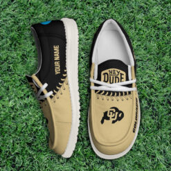 Gleammerch Colorado Buffaloes Personalized Hey Dude Shoes For Men And Women
