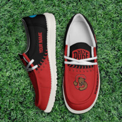 Gleammerch Cornell Big Red Personalized Hey Dude Shoes For Men And Women