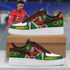 Gleammerch Cristiano Ronald Air Low-Top Sneakers Shoes For Men And Women