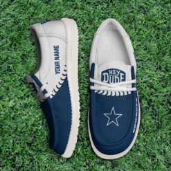 Gleammerch Dallas Cowboys Personalized Hey Dude Shoes For Men And Women