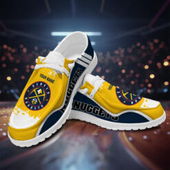 Gleammerch Denver Nuggetss Personalized Hey Dude Shoes For Men And Women