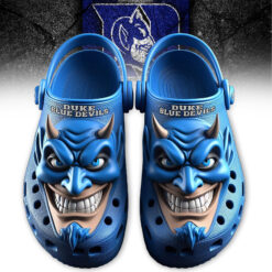 Gleammerch Duke Blue Devils Sport Crocs Crocband Clogs Shoes Comfortable For Men Women and Kids