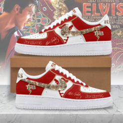 Gleammerch Elvis Presley Air Low-Top Sneakers Shoes For Men And Women