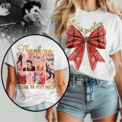 Gleammerch Elvis Presley T-Shirt Gifts For Fans
