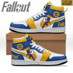 Gleammerch Fallout AJ1 High Sneakers Shoes For Men And Women
