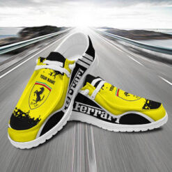 Gleammerch Ferraris Personalized Hey Dude Shoes For Men And Women