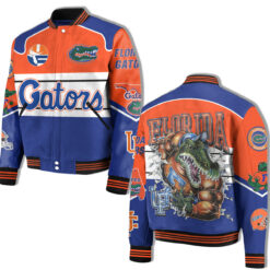 Gleammerch Florida Gators Baseball Jacket Gift For Fan
