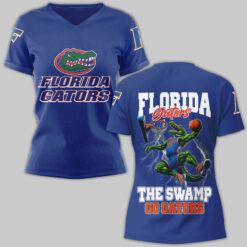 Gleammerch Florida Gators V-neck T-Shirt Gift For Fan