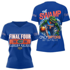 Gleammerch Florida Gators V-neck T-Shirt Gift For Fan