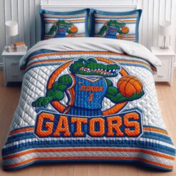 Gleammerch Florida Gators Bedding Set For Fan