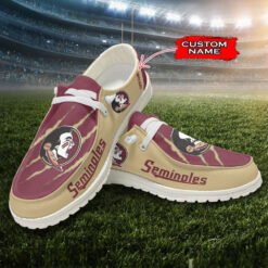 Gleammerch Florida State Seminoles Personalized Hey Dude Shoes For Men And Women
