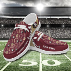 Gleammerch Florida State Seminoles Personalized Hey Dude Shoes For Men And Women