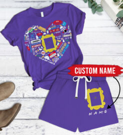 Gleammerch Friends Short Pajamas Set