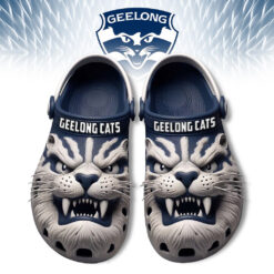 Gleammerch Geelong Cats Sport Crocs Crocband Clogs Shoes Comfortable For Men Women and Kids
