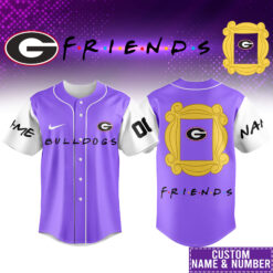 Gleammerch Georgia Bulldogs Baseball Jersey Gift For Fans