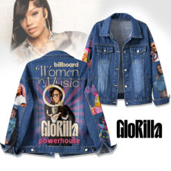Gleammerch GloRilla Denim Jacket Gift For Fans