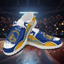 Gleammerch Golden State Warriorss Personalized Hey Dude Shoes For Men And Women