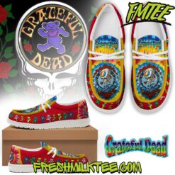 Gleammerch Grateful Dead Personalized Personalized Hey Dude Shoes For Men And Women