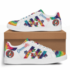 Gleammerch Grateful Dead Skate Stan Shoes Sneakes For Men And Women