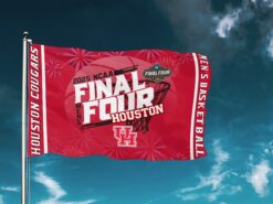 Gleammerch Houston Cougars Outdoor Flag