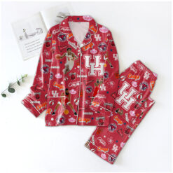 Gleammerch Houston Cougars Long Pajamas Set