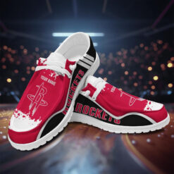 Gleammerch Houston Rocketss Personalized Hey Dude Shoes For Men And Women