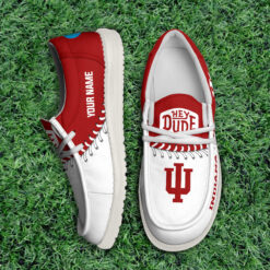 Gleammerch Indiana Hoosiers Personalized Hey Dude Shoes For Men And Women