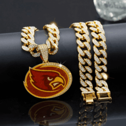 Gleammerch Iowa State Cyclones Necklace Bling Gifts For Fans