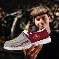 Gleammerch Iowa State Cyclones Personalized Hey Dude Shoes For Men And Women