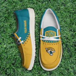 Gleammerch Jacksonville Jaguars Personalized Hey Dude Shoes For Men And Women
