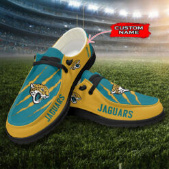 Gleammerch Jacksonville Jaguars Personalized Hey Dude Shoes For Men And Women