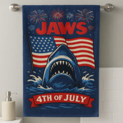 Gleammerch Jaws Bath Towels for Kids and Adults - Style 3