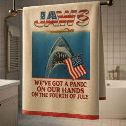 Gleammerch Jaws Bath Towels for Kids and Adults - Style 1
