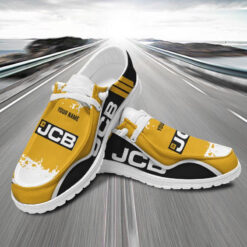 Gleammerch JCBs Personalized Hey Dude Shoes For Men And Women