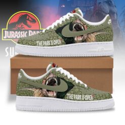 Gleammerch Jurassic Park Air Low-Top Sneakers Shoes For Men And Women