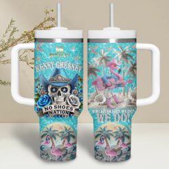 Gleammerch Kenny Chesney Custom Stanley Quencher 40oz Stainless Steel Tumbler With Handle