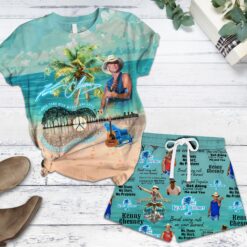 Gleammerch Kenny Chesney Short Pajamas Set