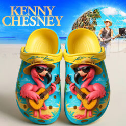 Gleammerch Kenny Chesney Sport Crocs Crocband Clogs Shoes Comfortable For Men Women and Kids