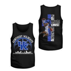 Gleammerch Kentucky Wildcats Tank Top For Fans
