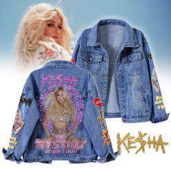 Gleammerch Kesha Denim Jacket Gift For Fans