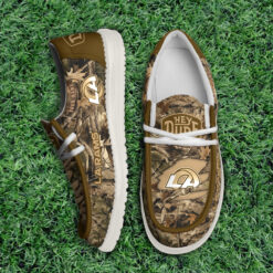 Gleammerch Los Angeles Rams Personalized Hey Dude Shoes For Men And Women