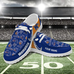 Gleammerch Memphis Tigers Personalized Hey Dude Shoes For Men And Women