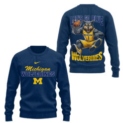 Gleammerch Michigan Wolverines Fashion Sweatshirt Gift For Fans