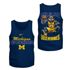 Gleammerch Michigan Wolverines Tank Top For Fans