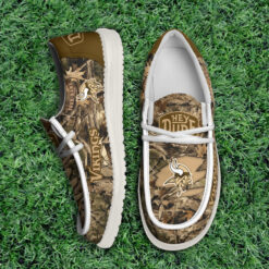 Gleammerch Minnesota Vikings Personalized Hey Dude Shoes For Men And Women